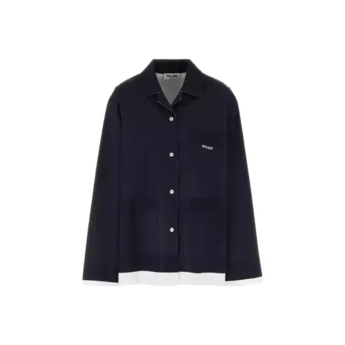 MIU MIU Double Layer Button Up Shirt
