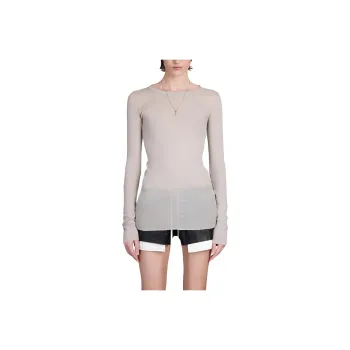 RICK OWENS Long Sleeved Sheer T-Shirt