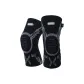 Black-Left and Right Feet, Buttons Rotating Knee Protector (2 Pack)
