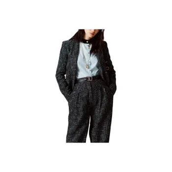 CHANEL FW22 Jackets Coats Women's Black