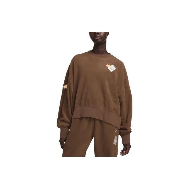 Nike Naomi Osaka Phoenix Fleece Sweatshirt Women's Light Brown-0
