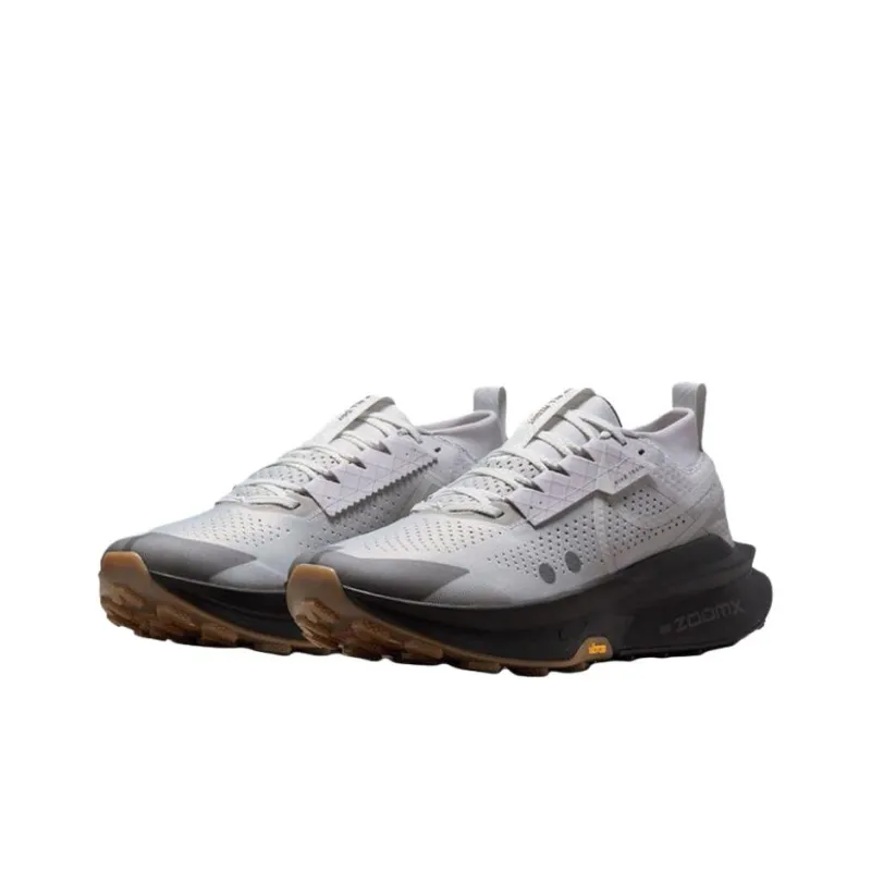 Nike ZoomX Zegama Trail 2 Anti Slip Wear Resistant Low Top Running Shoes Men's Gray-2
