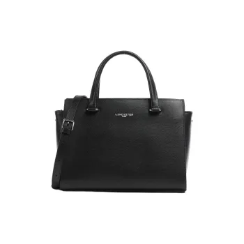 Lancaster Cow Leather Shoulder Bag, Crossbody Bag, Handbag Women's Black