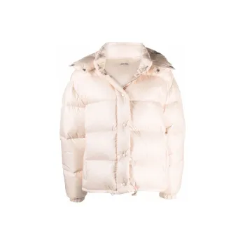 MIU MIU Down Coats Women's Beige