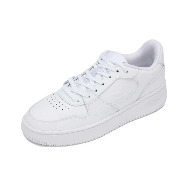 LACOSTE L001 Anti Slip Wear Resistant Low Top Casual Shoes Women's White-1
