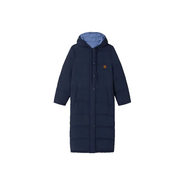 KENZO Down Jackets Women's Navy Blue-0