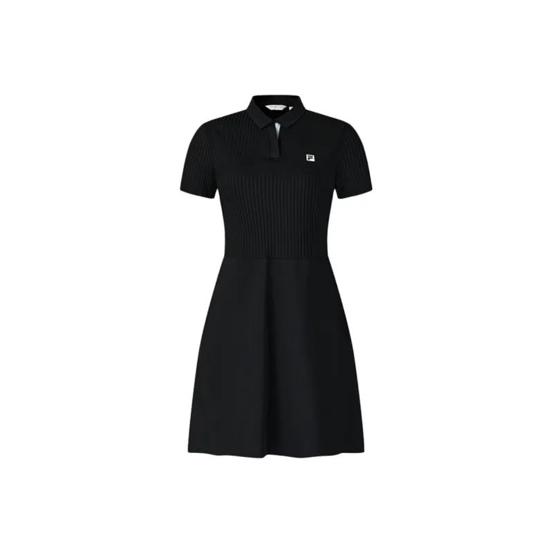 FILA Golf Series Short Sleeved Dress Women's Pitch Black-2