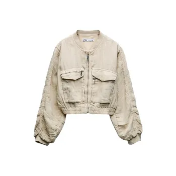 ZARA Jackets Coats Women's Sand