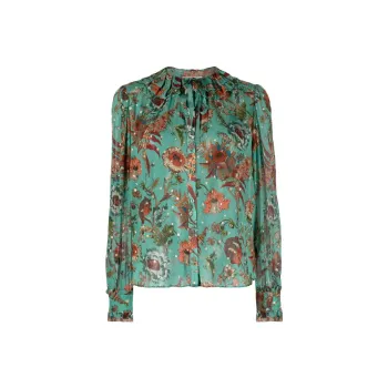 Ulla Johnson Pippa Floral print Blouse