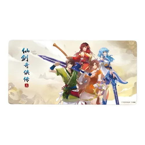 March·Monster PU Leather Chinese Paladin 3, Chinese Paladin Flower Search Collection Mouse Pads