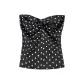 Black with White Polka Dot