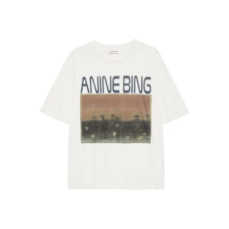 Anine Bing Cade Mushrooms T shirt-0