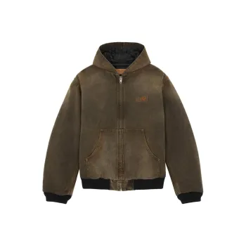 MM6 Maison Margiela Zip Up Hooded Jacket