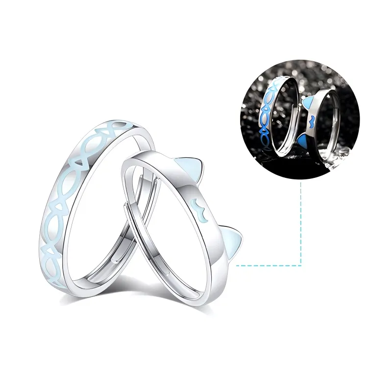 Bifeiman 999 Fine Silver Rings Unisex-0