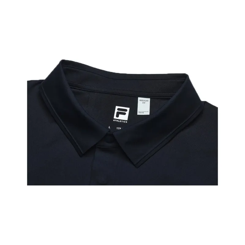 FILA Fitness Polo Shirt Men's Royal Blue-3