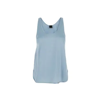 PINKO Crewneck Satin Tank Top