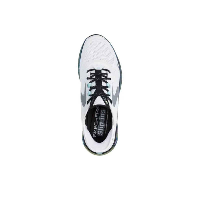 Skechers Glide Step Collection Cushioning, Slip Resistant, And Breathable Low Top Running Shoes Men's White-2