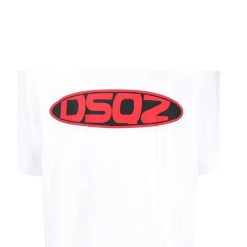 DSQUARED2 Logo print Short sleeve T shirt-4