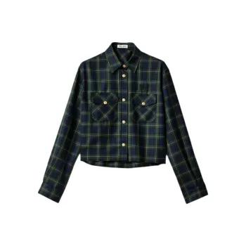 MIU MIU Plaid Shirt
