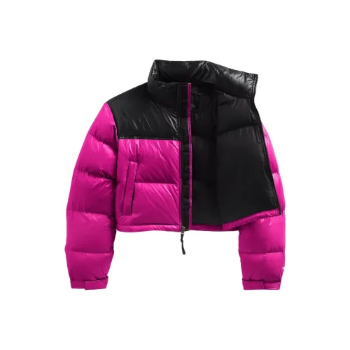THE NORTH FACE Women's Nuptse Short Jacket Fuchsia Pink