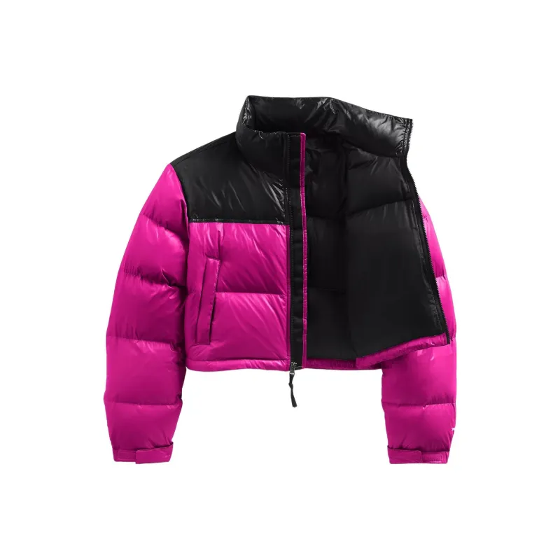 THE NORTH FACE Women's Nuptse Short Jacket Fuchsia Pink-0