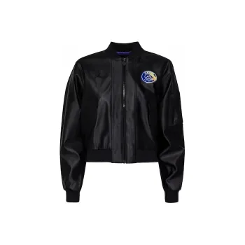 JORDAN X Paris Saint Germain Women's Bomber Jacket Black/Psychic Purple