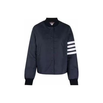 THOM BROWNE Down Jackets Women's Navy Blue