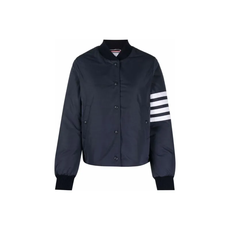 THOM BROWNE Down Jackets Women's Navy Blue-0