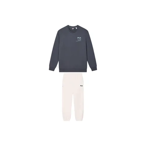 FILA Casual Sportswear Men Wall Mud Gray+Steam White