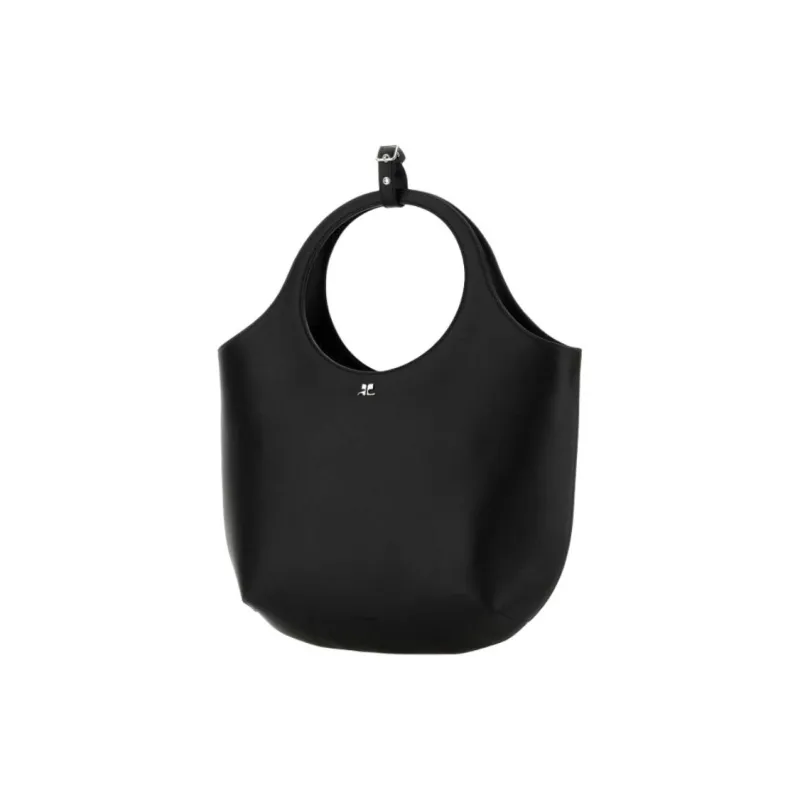 COURREGES Logo Plaque Top Handle Bag-1