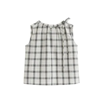 Inman Shirt Women's Black White Plaid