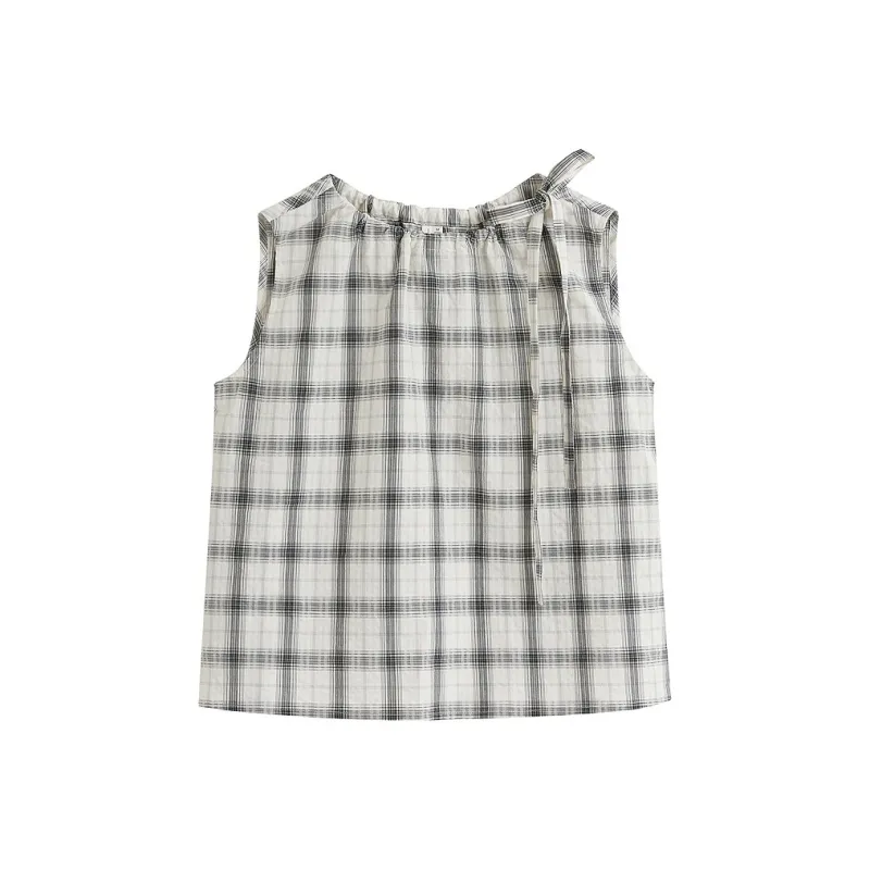 Inman Shirt Women's Black White Plaid-0