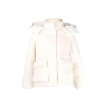 OFF-WHITE Arrows Fleece-texture Puffer Jacket