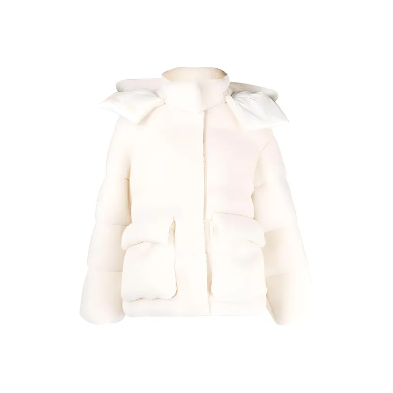 OFF-WHITE Arrows Fleece-texture Puffer Jacket-0