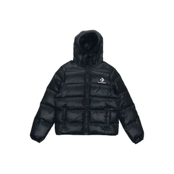 Converse Fill Puffer Winter Down Jacket Men's Black