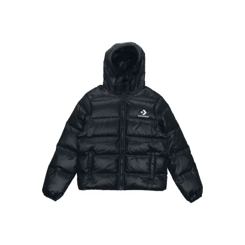 Converse Fill Puffer Winter Down Jacket Men's Black