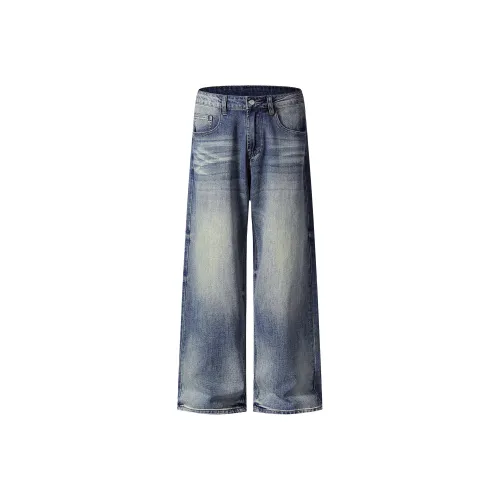 WPOOLL Jeans Men Sea Blue