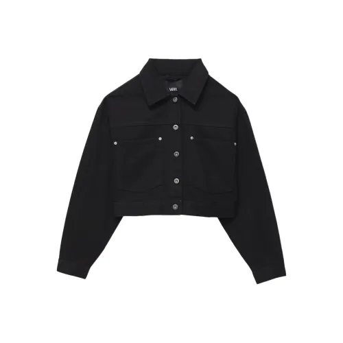 Vans Raynes Crop Trucker Jacket Jackets Coats Women's Black