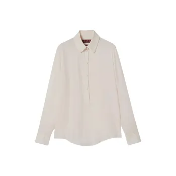 GUCCI SS24 Shirt Women's Ivory White