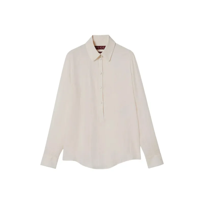 GUCCI SS24 Shirt Women's Ivory White-0