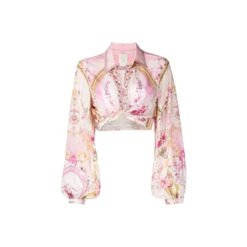 Camilla Fresco Fairytale print Silk Shirt