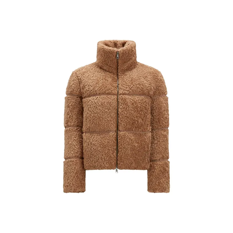 Moncler Down Jacket Women's Brown-0