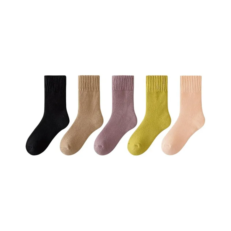 H YXIANG Mid Calf Socks Women's Combo Set-32
