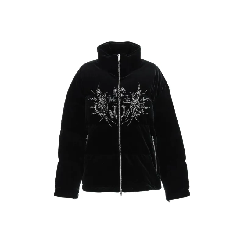 Vetements Down Jacket Women's Black-0