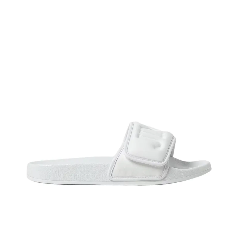 Jimmy Choo Slide Slippers Women's White-1