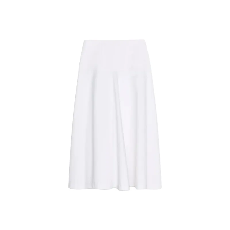 ZARA ZW Series Casual Long Skirt Women's White-1