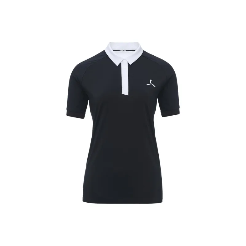 LI NING 1990 Golf Series Polo Shirt Women's Black-0