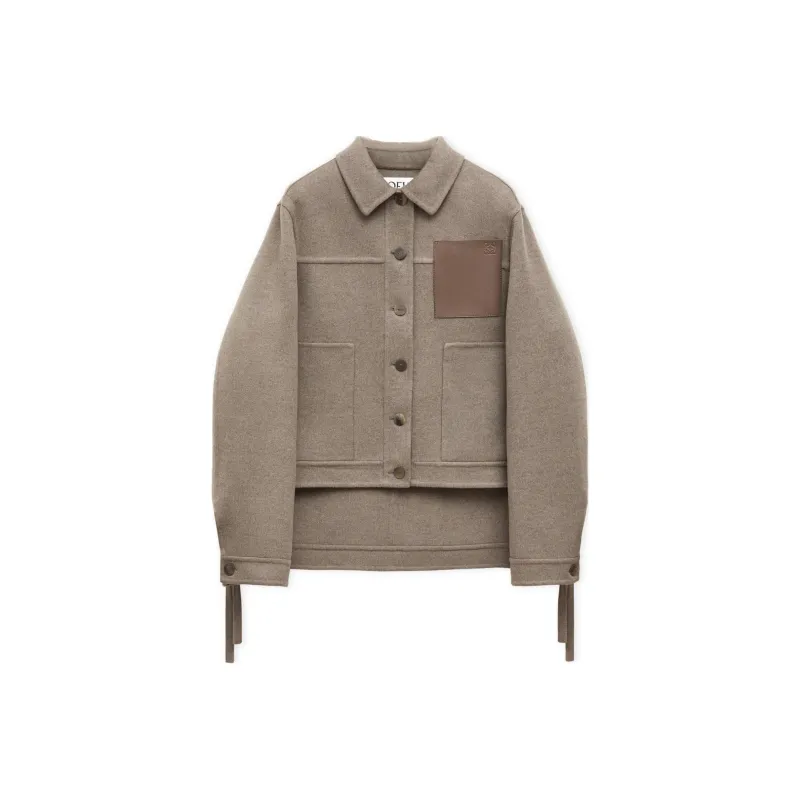 LOEWE Jackets Coats Women's Taupe-0
