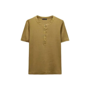 ZARA T-Shirt Women's Olive Green