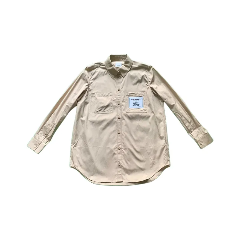 Burberry SS24 Shirt Women's Light Khaki-0